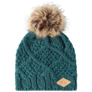 Picture Organic Jude Beanie Hat 2023 in Green | Wool/Leather/Polyester