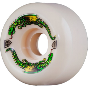 Powell Peralta Dragon Formula Green Dragon 93a Skateboard Wheels 2024 in White size 53