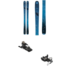 Blizzard Hustle 9 Skis 2024 - 188 Package (188 cm) + 100 AT Bindings in Black size 188/100 | Aluminum