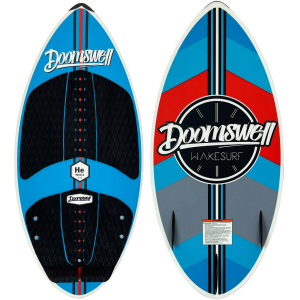 Kid's Doomswell Helio Wakesurf Board + Bag & Surf RopeKids' 2023 in Red size 3'8"