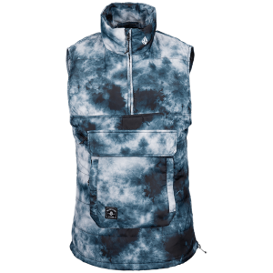 Image of Women's Volcom Packable Puff Vest 2023 in Blue size X-Large | Polyester