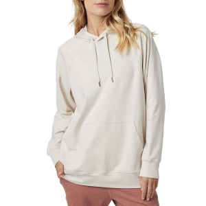 Image of Women's Vuori Halo Oversized Hoodie 2024 in Khaki size Medium | Elastane/Polyester