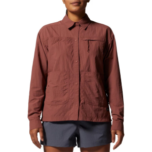 Women's Mountain Hardwear Stryder Long-Sleeve Shirt 2023 in Brown size X-Large | Nylon