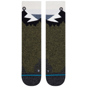 Image of Stance Divided Socks Unisex 2023 in Black size Small | Nylon/Wool/Elastane