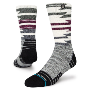 Stance Blanket Statement Socks Unisex 2023 Gray in White size Medium | Nylon/Wool/Elastane