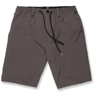 Image of Volcom Skate Vitals Axel EW Hybrid Shorts 21 Men's 2023 in Gray size 36" | Elastane/Polyester