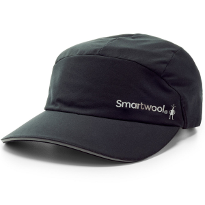 Image of Smartwool Go Far, Feel Good Runner's Cap 2024 in Black | Wool/Elastane/Polyester