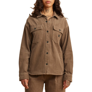 Women's Roark Amberley Shirt Jacket 2023 Brown size Medium | Wool/Polyester