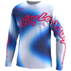 Image of Kid's Troy Lee Designs Sprint Jersey 2023 in Blue size Large | Spandex/Polyester