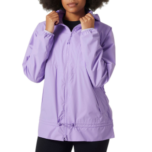 Women's Helly Hansen Essence Rain Jacket 2023 Purple size X-Small | Polyester