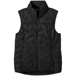 Women's Outdoor Research SuperStrand LT Vest 2023 in Black size 2X-Large | Nylon