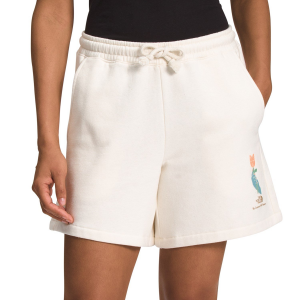 Women's The North Face Earth Day Shorts 2023 White size X-Small | Cotton/Polyester