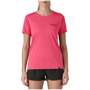 Image of Women's Patagonia Cap Cool Daily Graphic-Waters Shirt 2025 in Pink size Large | Polyester