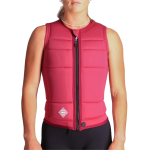 Women's Follow Cord Impact Wake Vest 2023 in Black size Large | Neoprene