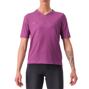 Women's Castelli Trail Tech 2 T-Shirt 2023 in Purple size Large | Polyester