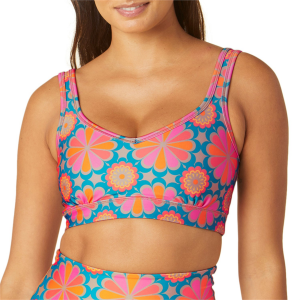 Women's Beyond Yoga Power Play Bra 2023 in Pink size X-Small | Spandex/Polyester/Plastic