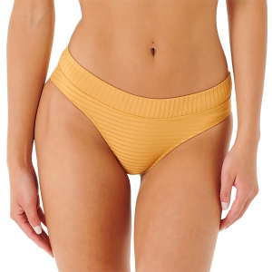 Women's Rip Curl Premium Surf Full Bikini Bottom 2023 in Gold size X-Small