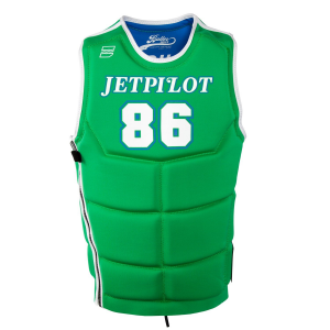 Jetpilot Bonifay Baller Neo Comp Wake Vest 2023 in Green size Small | Neoprene