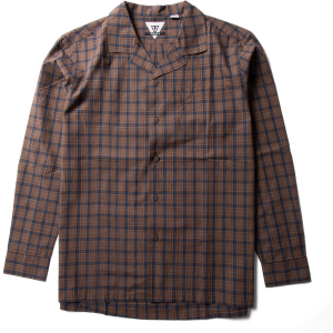 Vissla Undefined Lines Eco Long-Sleeve Shirt Men's 2023 Brown size Medium | Cotton
