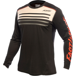 Fasthouse Sidewinder Alloy Long-Sleeve Jersey 2023 in Black size Small | Spandex/Polyester
