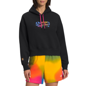 Women's The North Face Pride Hoodie 2023 in Black size Small | Spandex/Cotton/Elastane