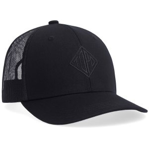 Image of Topo Designs Diamond Trucker Hat 2023 in Black