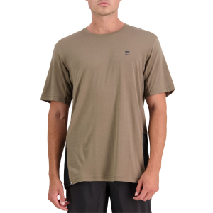MONS ROYALE Tarn Shift T-Shirt 2023 in Black size Medium | Nylon/Wool/Polyester