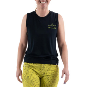 Women's Wild Rye x Juliana Merritt Muscle Tank Top 2023 in Black size 12 | Spandex/Polyester
