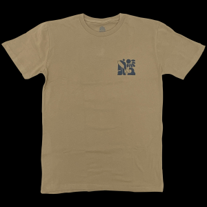 Autumn Breaking Short-Sleeve T-Shirt Men's 2024 in Brown size Large | Cotton