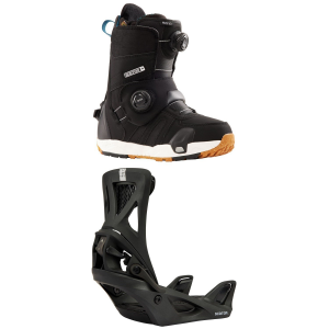 Image of Women's Burton Felix Step On Soft Snowboard Boots 2025 - 6 Package (6) + S Womens in Black size 6/S | Nylon