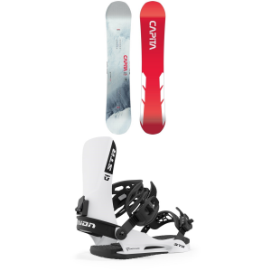 CAPiTA Mercury Snowboard 2024 - 153 Package (153 cm) + S Mens | Aluminum in White size 153/S | Aluminum/Polyester