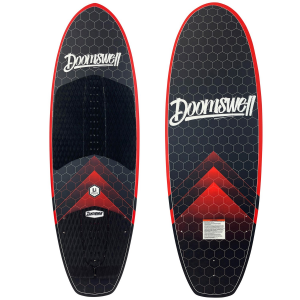 Doomswell Lithium Wakesurf Board 2023 in Red size 5'2"