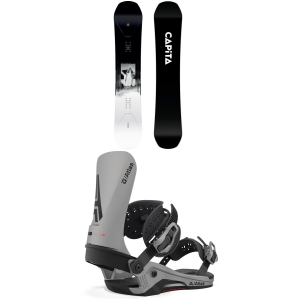 CAPiTA Super DOA Snowboard 2024 - 161W Package (161W cm) + L Mens | Nylon in Black size 161W/L | Nylon/Polyester