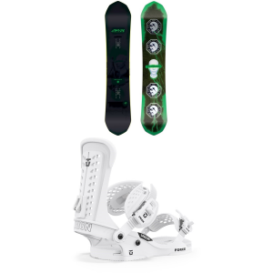 CAPiTA Ultrafear Camber Snowboard 2024 - 155 Package (155 cm) + S Mens in White size 155/S