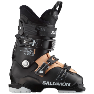 Women's Salomon QST Access 60 W Ski Boots 2024 | Wool in White size 24.5 | Wool/Polyester