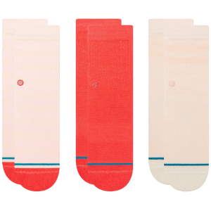 Image of Kid's Stance Do You 3-Pack Socks 2023 in Pink size Medium | Cotton