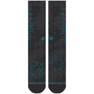 Image of Stance Trashboy Socks 2023 in Black size Large | Cotton