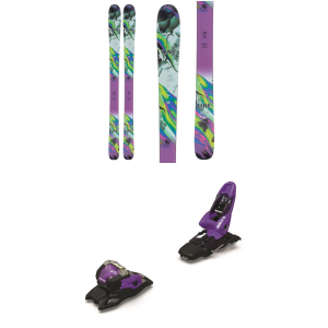 Women's Line Skis Pandora 94 Skis 2024 - 172 Package (172 cm) + 100 Adult Alpine Bindings in Green size 172/100