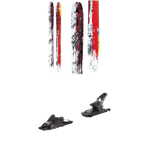 Image of Atomic Bent 110 Skis 2024 - 188 Package (188 cm) + 110 AT Bindings in Black size 188/110