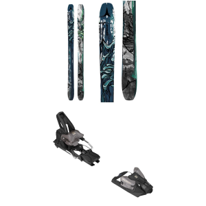 Image of Atomic Bent 100 Skis 2024 - 188 Package (188 cm) + 100 Adult Alpine Bindings in Black size 188/100