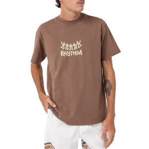 Rhythm 20 Year Vintage Short-Sleeve T-Shirt Men's 2023 in Brown size Small | Cotton
