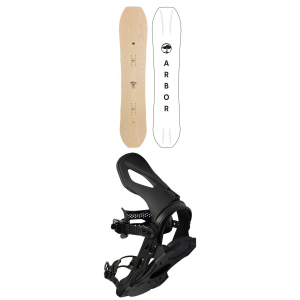 Arbor Terra Pin Rocker Snowboard 2024 - 159 Package (159 cm) + S/M Mens size 159/S/M | Plastic