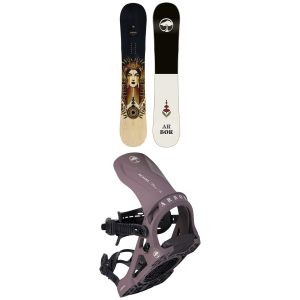 Women's Arbor Cadence Camber Snowboard 2024 - 148 Package (148 cm) + M/L Womens size 148/M/L | Nylon