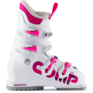 Kid's Rossignol Comp J4 Ski BootsKids' 2025 in Black size 22.5 | Aluminum