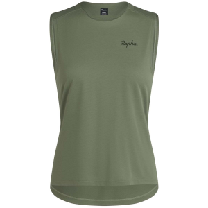 Women's Rapha Trail Tank Top 2023 in Green size Large | Polyester