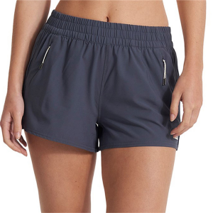 Women's Vuori Dash Shorts 2024 in Green size Medium | Elastane/Polyester