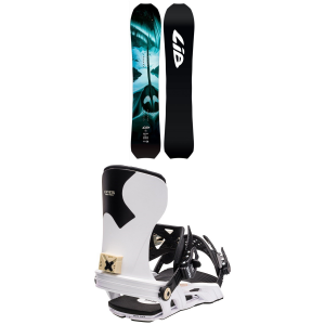 Lib Tech T.Rice Orca Snowboard 2024 - 150 Package (150 cm) + L Womens | Aluminum in White size 150/L | Aluminum/Polyester