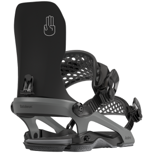 Image of Bataleon Astro Fullwrap Snowboard Bindings 2025 in Black size Large/X-Large | Nylon/Aluminum