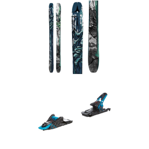 Image of Atomic Bent 100 Skis 2024 - 188 Package (188 cm) + 110 AT Bindings in Black size 188/110