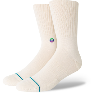 Image of Stance Love Crew Socks 2024 in White size Large | Nylon/Cotton/Elastane